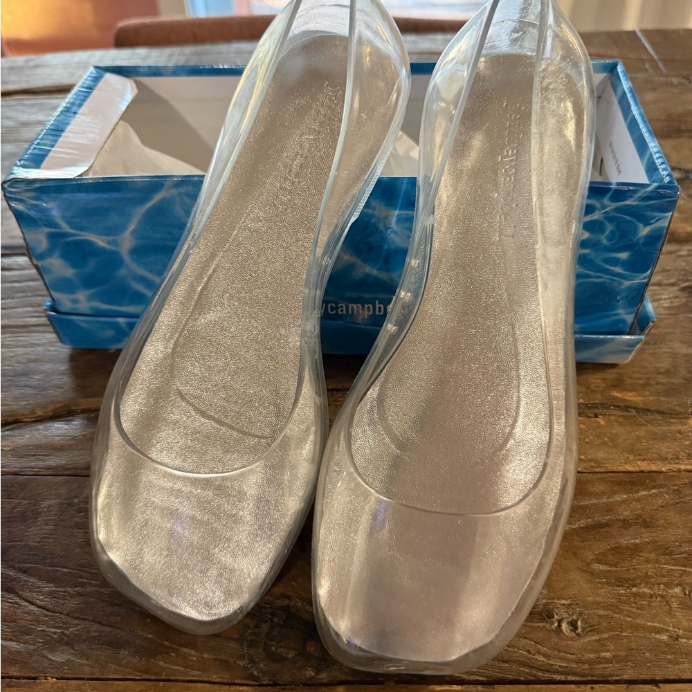 Jeffrey Campbell Clear Jelly Flats